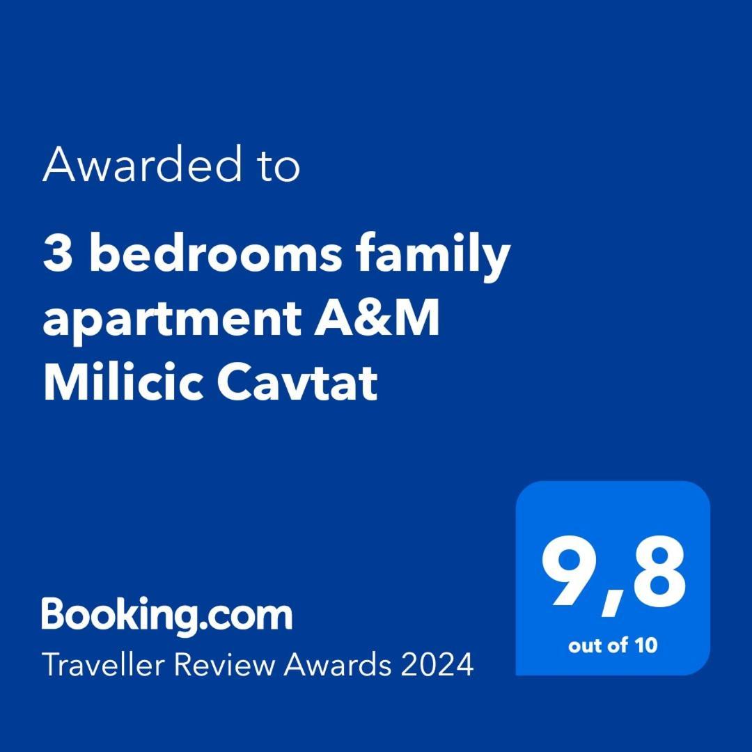 A&M Cavtat Family Apartment - 3 Bedrooms And Free Parking Екстер'єр фото